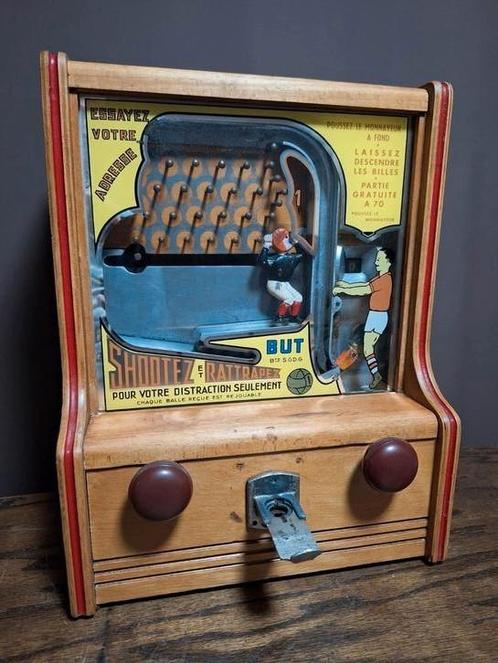Vintage Kicker Catcher Shootez Ratrapez spel automaat, Verzamelen, Automaten | Gokkasten en Fruitautomaten, Gebruikt, Overige munten