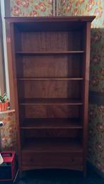 Unieke vintage boekenkast met schuif, Ophalen, 50 tot 100 cm, Zo goed als nieuw, Met lade(s)