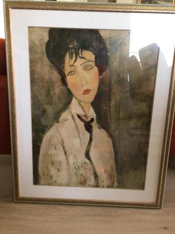 ingekaderde affiche Modigliani