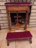 chaise d'église et prie-dieu + cierge 1966, Antiquités & Art, Enlèvement