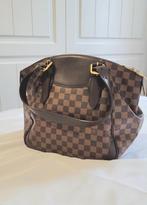 Louis Vuitton Damier Ebene canvas tas met rode binnenkant -, Handtassen en Accessoires, Tassen | Damestassen, Ophalen, Rood