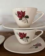 Boch pompadoer 6 kopjes en ondertassen, Antiek en Kunst, Ophalen of Verzenden