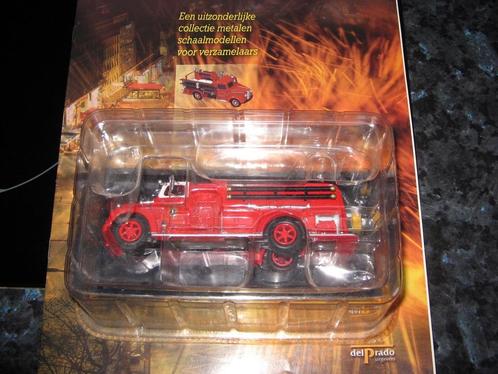 brandweerwagens met bijhorend boekje, Hobby en Vrije tijd, Modelauto's | 1:43, Nieuw, Auto, Overige merken, Ophalen of Verzenden
