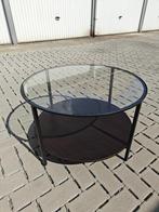 ronde ikea salontafel VITTSJÖ, Huis en Inrichting, Ophalen, Minder dan 45 cm, Gebruikt, Metaal of Aluminium