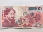 100 Frank België James Ensor, Postzegels en Munten, Ophalen of Verzenden, Los biljet