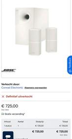 Bose Acoustimass 5 series V Wit, Audio, Tv en Foto, Ophalen of Verzenden