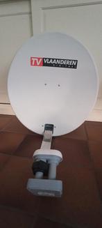 Schotelantenne TV Vlaanderen + duo kop, Audio, Tv en Foto, Schotelantennes, Ophalen, (Schotel)antenne