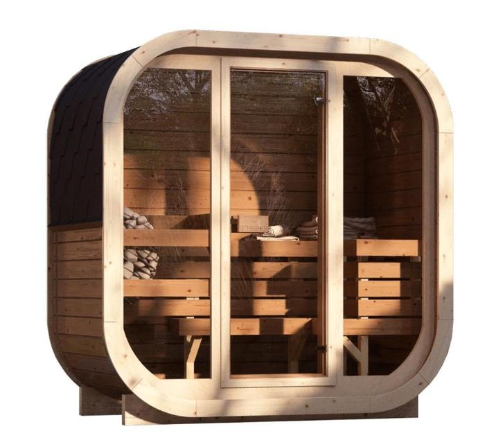 Sauna extérieur Cube SKOG ILLI130 Thermowood, Hobby & Loisirs créatifs, Hobby & Loisirs Autre, Neuf, Enlèvement ou Envoi