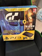 PS3 Super Slim 500GB met doos + controller, Games en Spelcomputers, Spelcomputers | Sony PlayStation 3, Ophalen, Gebruikt, 500 GB