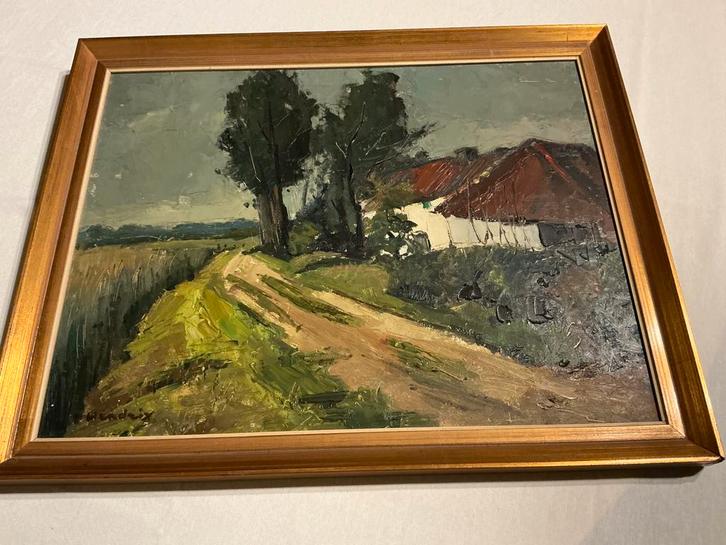 Schilderij van Pierre Hendrix Belgische schilder (1913-1995), Antiek en Kunst, Kunst | Schilderijen | Klassiek, Ophalen