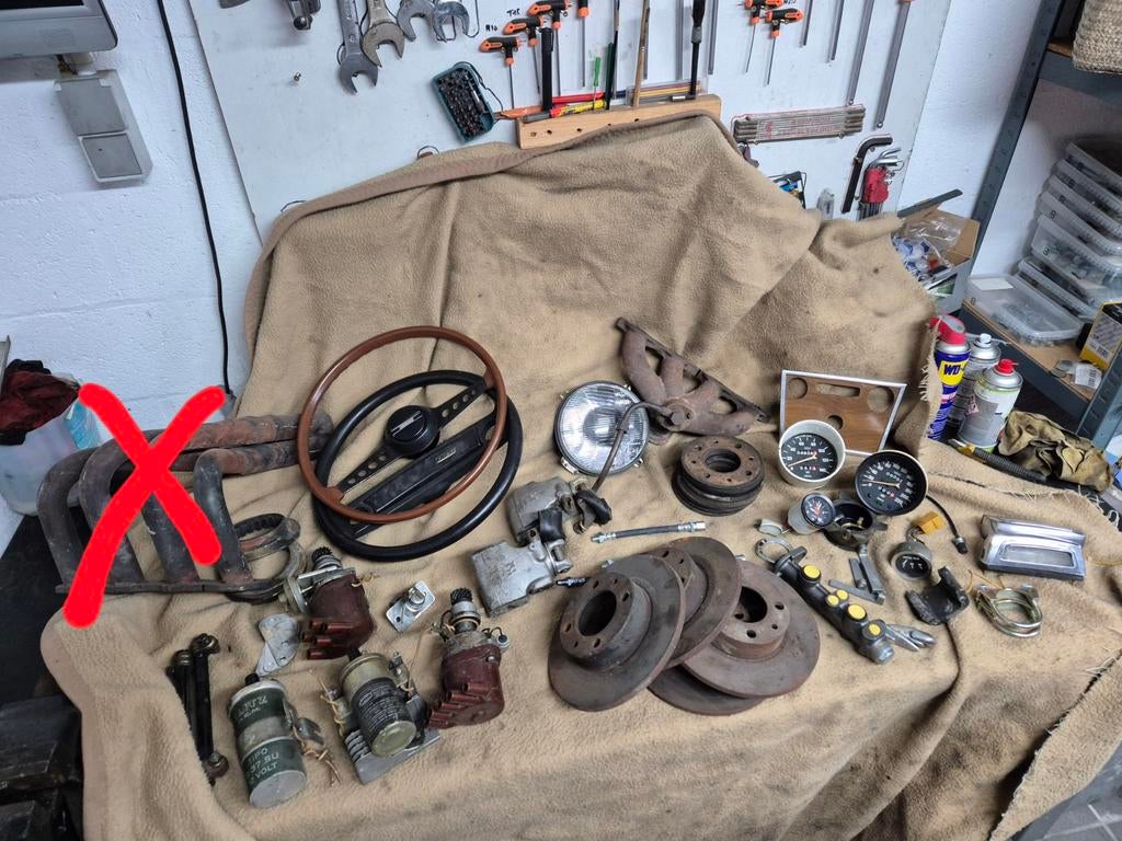 Pièces diverses pour Fiat 124 Spider, Autos : Pièces & Accessoires, Autres pièces automobiles, Fiat, Enlèvement ou Envoi