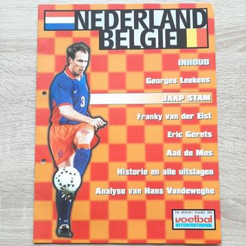Belgie voetbal elftal - Nederland VI uitgave seizoen 1997