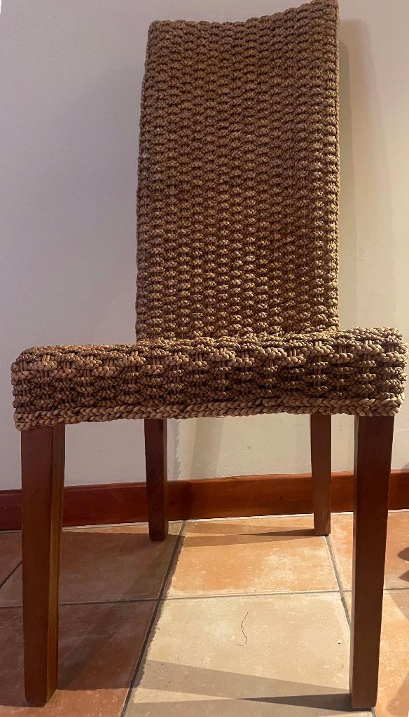 Lot de 6 chaises, Maison & Meubles, Chaises, Comme neuf, Cinq, Six Chaises ou plus, Bois, Autres matériaux, Autres couleurs, Enlèvement