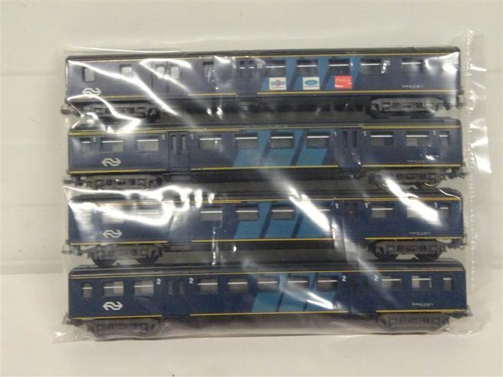 A6712. 4x Lima NS Wagons, Hobby & Loisirs créatifs, Modélisme | Voitures & Véhicules, Utilisé, Enlèvement ou Envoi