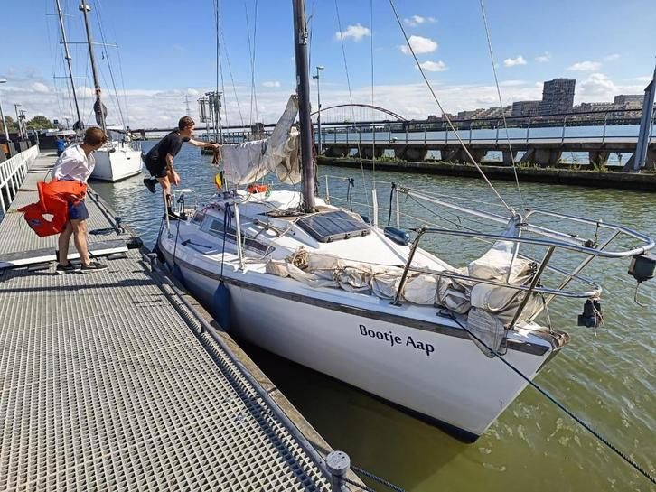 Kajuitzeilboot Salty Pup 23, Watersport en Boten, Kajuitzeilboten en Zeiljachten, Gebruikt, Tourjacht of Cruiser, Polyester, 6 tot 9 meter