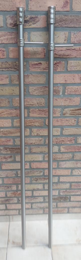 Gordijnroedes - Set - Roestvrij Staal - Roedes - RVS - € 25 beschikbaar voor biedingen