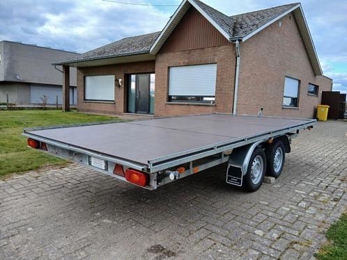 Aanhanger plateau wagen alles aan vernieuwd zie factuur, Auto diversen, Aanhangers en Bagagewagens, Zo goed als nieuw, Ophalen