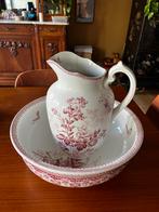 Zeer mooie wasschaal en schenkkom van Boch Frères, Antiek en Kunst, Ophalen