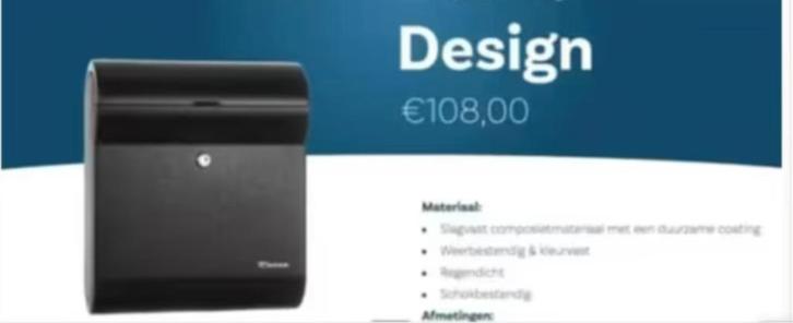 design brievenbus penne, Tuin en Terras, Brievenbussen, Ophalen of Verzenden