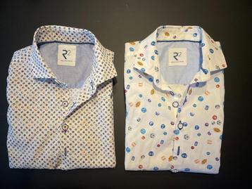 2 hemden (lange mouwen) - Maat 7 beschikbaar voor biedingen