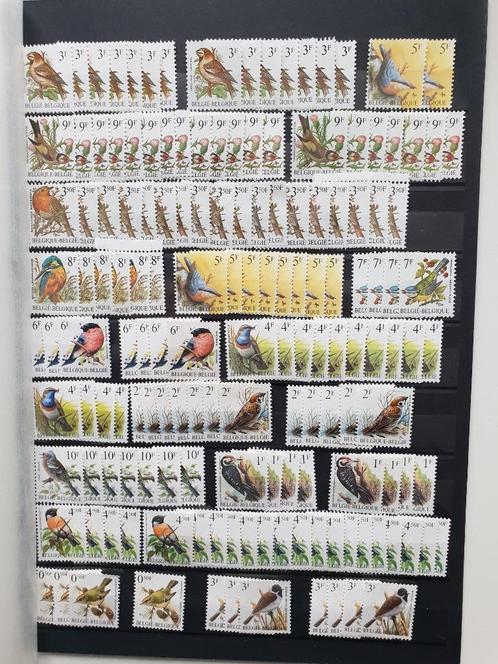 Lot vogels André Buzin, Postzegels en Munten, Postzegels | Europa | België, Postfris, Frankeerzegel, Overig, Postfris, Verzenden