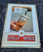 Stella artois reclamebord Met takszegel van 1971, Ophalen, Zo goed als nieuw