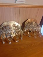 2 mooie wandlampen., Huis en Inrichting, Lampen | Wandlampen, Ophalen, Gebruikt, Metaal