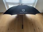 Grand parapluie Neuf noir Ginion Group ouverture automatique, Handtassen en Accessoires, Paraplu's, Nieuw, Zwart, Ophalen