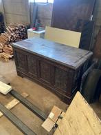 Antiek koffer bak hout, Antiek en Kunst, Ophalen of Verzenden