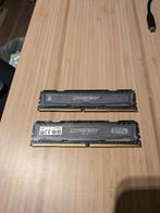 Crucial Ballistix DDR4-3000 8 GB CL15 (x2), Computers en Software, RAM geheugen, Gebruikt, DDR4, 8 GB, Ophalen of Verzenden
