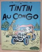 Schilderij/ canvas Tintin au Congo (Kuifje), Verzamelen, Ophalen of Verzenden, Kuifje, Gebruikt, Plaatje, Poster of Sticker