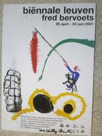Fred Bervoets gesigneerde affiche 2001, Ophalen of Verzenden