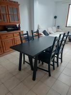 Table & chaises, Maison & Meubles, Tables | Tables à manger, Enlèvement, Utilisé, Rectangulaire