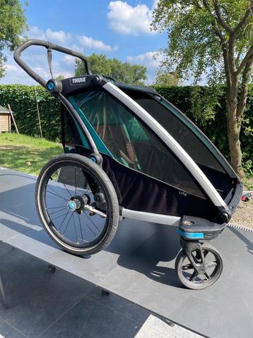 Thule Chariot lite double fietskar voor 2 kindjes  beschikbaar voor biedingen