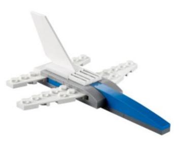 lego 40321 jet fighter vliegtuig beschikbaar voor biedingen