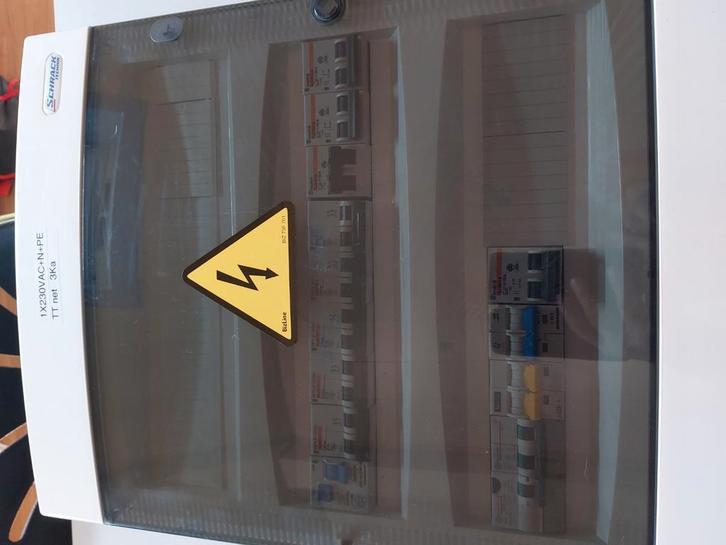 Voorgekabelleerd fixoraail kast 54mod, Bricolage & Construction, Électricité & Câbles, Comme neuf, Enlèvement