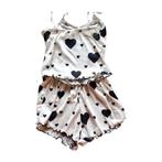 Ensemble pyjama femme taille S blanc avec motif, SHEIN, Verzenden, Nieuw, Maat 36 (S)