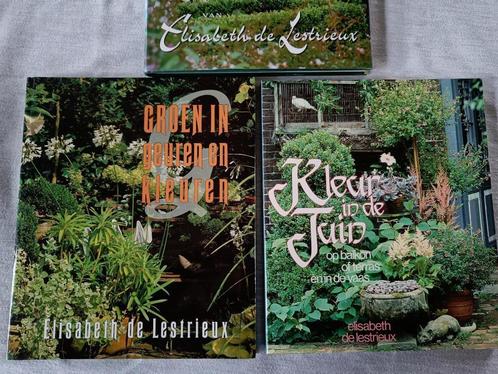 tuinboeken van Elisabeth de Lestrieux, Livres, Maison & Jardinage, Comme neuf, Conception de jardin, Enlèvement ou Envoi