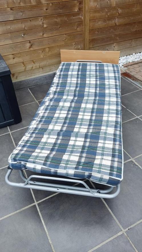 Plooibed - eenpersoons, Huis en Inrichting, Slaapkamer | Bedden, Zo goed als nieuw, Eenpersoons, 80 cm, 190 cm of minder, Ophalen