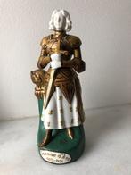 Statue  ancienne biscuit polychrome- Jeanne d’Arc