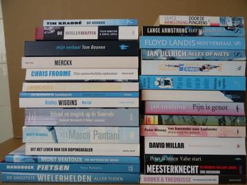 Collectie 28x boek wielrennen wielrenners Los 9e Alles 129e beschikbaar voor biedingen