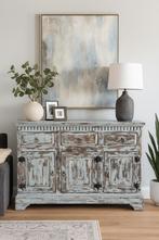 India Ibiza dressoir, 100 tot 150 cm, Ophalen of Verzenden, Zo goed als nieuw, Ibiza india