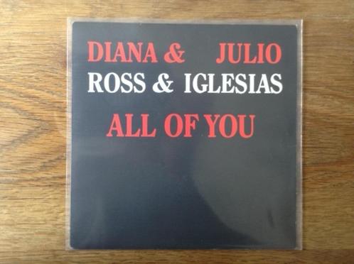 single julio iglesias & diana ross, CD & DVD, Vinyles Singles, Single, Pop, 7 pouces, Enlèvement ou Envoi