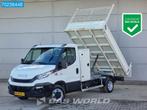 Iveco Daily 35C12 Euro6 Kipper met Kist Airco Cruise 3500kg, Autos, Camionnettes & Utilitaires, 2900 kg, 120 ch, 3500 kg, Tissu