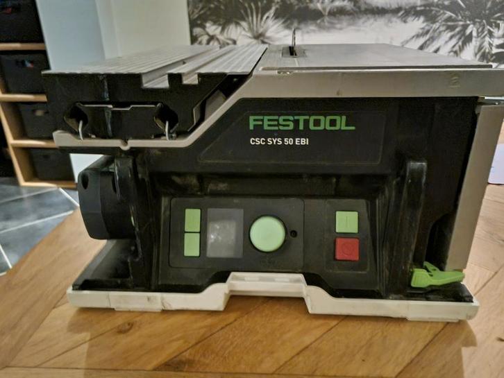Festool CSC SYS 50 EBI accucirkelzaag Incl 2 accu + duolader, Doe-het-zelf en Bouw, Gereedschap | Overige machines, Ophalen