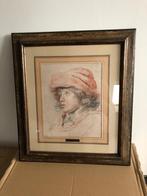 Dessin au crayon de Nicolas, le fils de Peter Paul Rubens, Antiquités & Art, Enlèvement ou Envoi