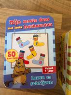 Educatieve spel in blikken doos, Ophalen of Verzenden, Zo goed als nieuw