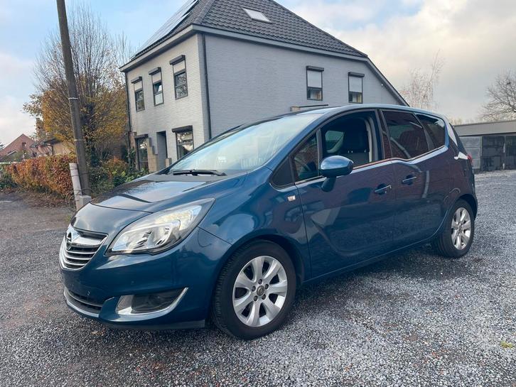 Opel Meriva 1.4i Benzine,Airco,Leder,Gps,Camera,60.000km.!, Auto's, Opel, Particulier, Te koop, Meriva, ABS, Achteruitrijcamera