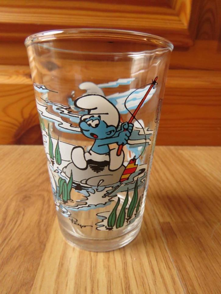 verre les schtroumpfs de 1993, Verzamelen, Glas en Drinkglazen, Zo goed als nieuw, Frisdrankglas, Ophalen of Verzenden