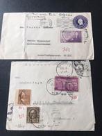 USA enveloppen met Duits censuur lint 1940, Verzamelen, Militaria | Tweede Wereldoorlog, Ophalen of Verzenden